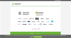 Desktop Screenshot of apcom.si