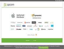 Tablet Screenshot of apcom.si