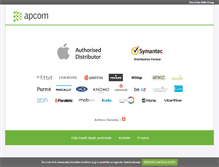 Tablet Screenshot of apcom.hr